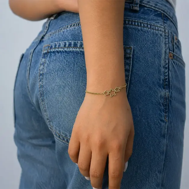 Pulsera de oro 18k