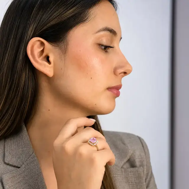 Anillo de oro 18k para mujer