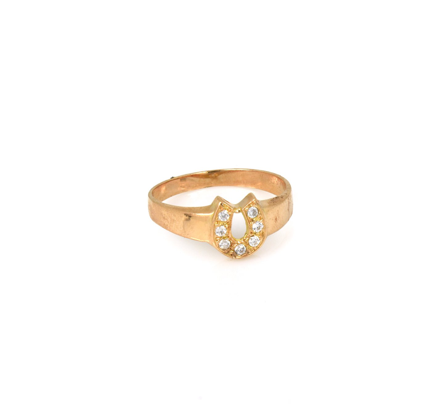 Anillo de oro para mujer 18k dise o herradura de caballo Inticash