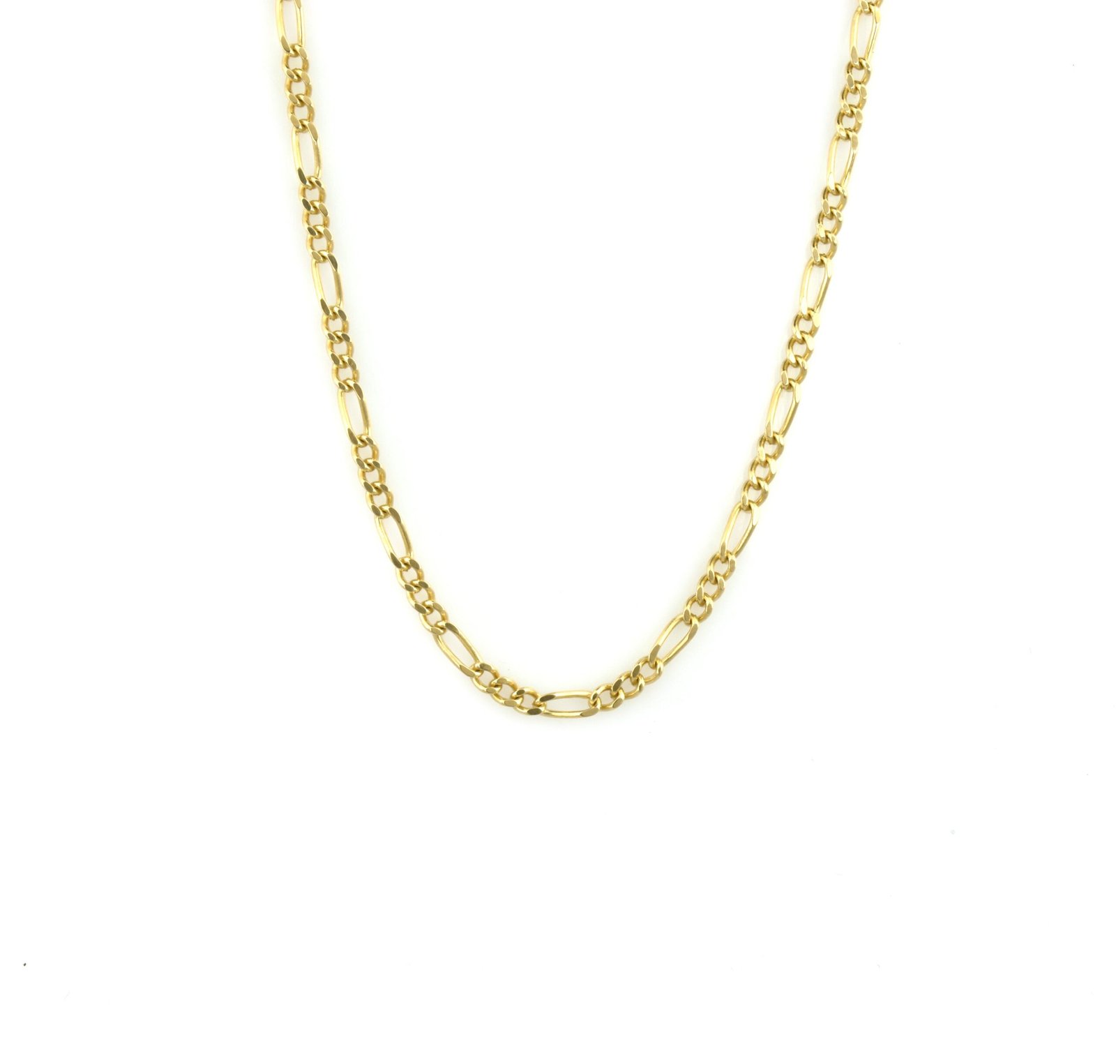 Cadena de oro 18k para hombre dise o cartier 3x1 seguro gancho