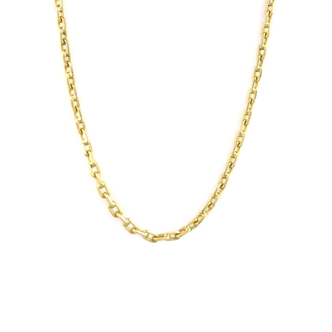 Cadena de oro 18k para hombre dise o cartier 3 1 seguro gancho