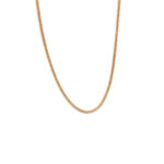 Cadena de oro para hombre 18k groumet seguro cajon doble