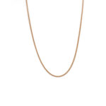 Cadena de oro para mujer 18k diseño barbada