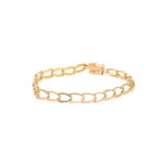 Pulsera de oro para mujer 18k diseño articulada