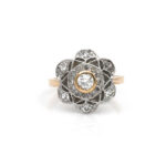 Anillo de oro para mujer 18k con diamantes