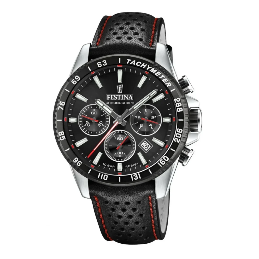 RELOJ ANÁLOGO PARA HOMBRE FESTINA TIMELESS CHRONO F20561/4 - NEGRO