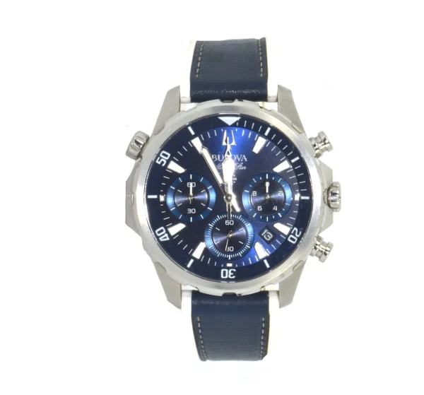 RELOJ PARA HOMBRE – BOLUVA – MARINE STAR – 96B287 – 43 MM – ACERO INOXIDABLE – CUARZO JAPONÈS