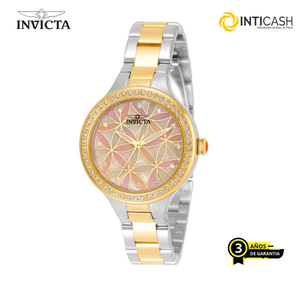 Reloj para mujer INVICTA Wildflower model 35879 – 34mm Stainless Steel – Japan Quartz