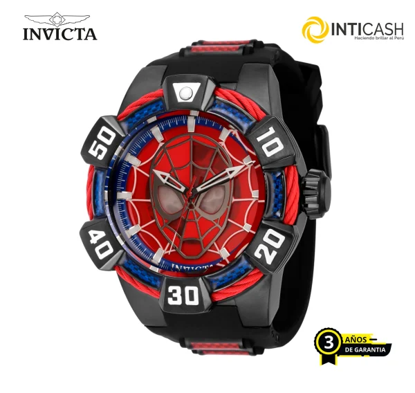 Reloj para hombre INVICTA Marvel Spiderman model 41024 – 52mm Stainless Steel – Automatic